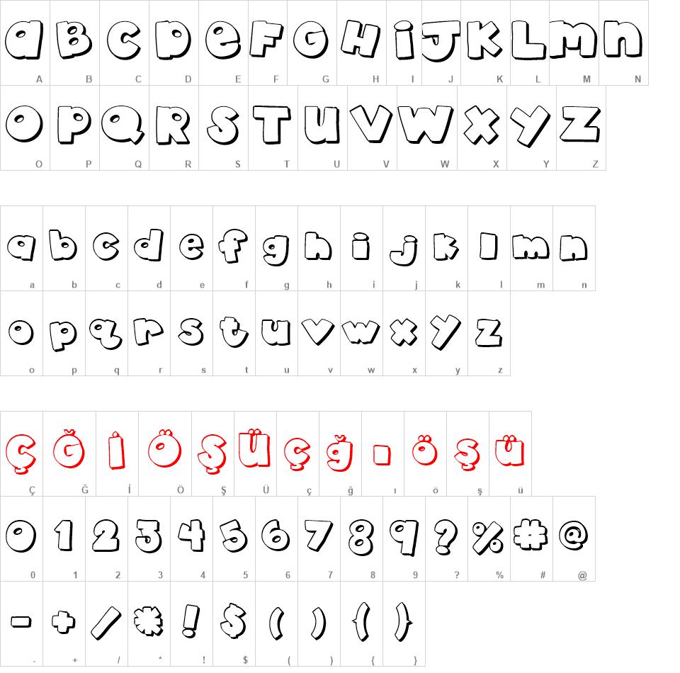 akaDylan Open font